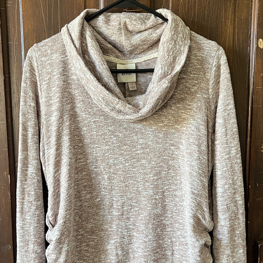 Knox Rose cowl-neck sweater with ties